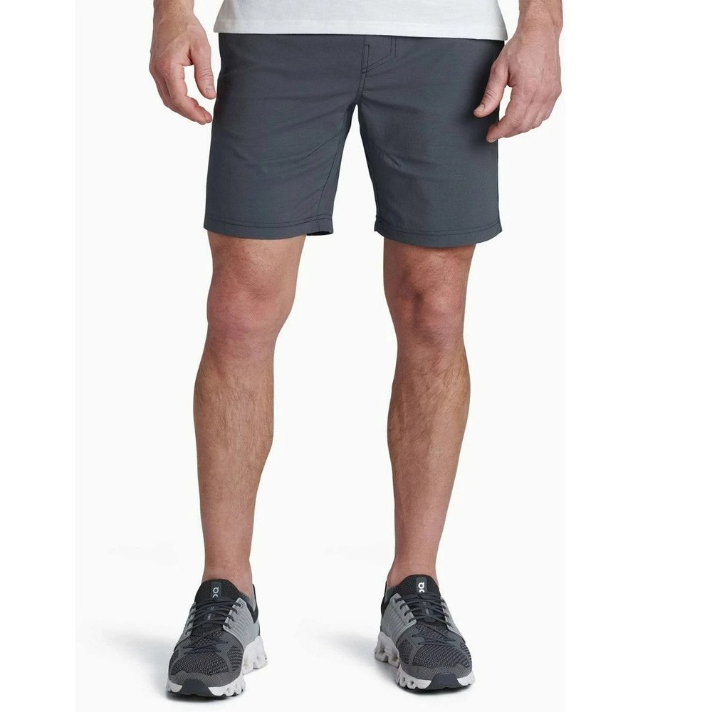 KUHL Kruiser Shorts Mens Size M Carbon Gray Recycled Nylon Performance Hiking